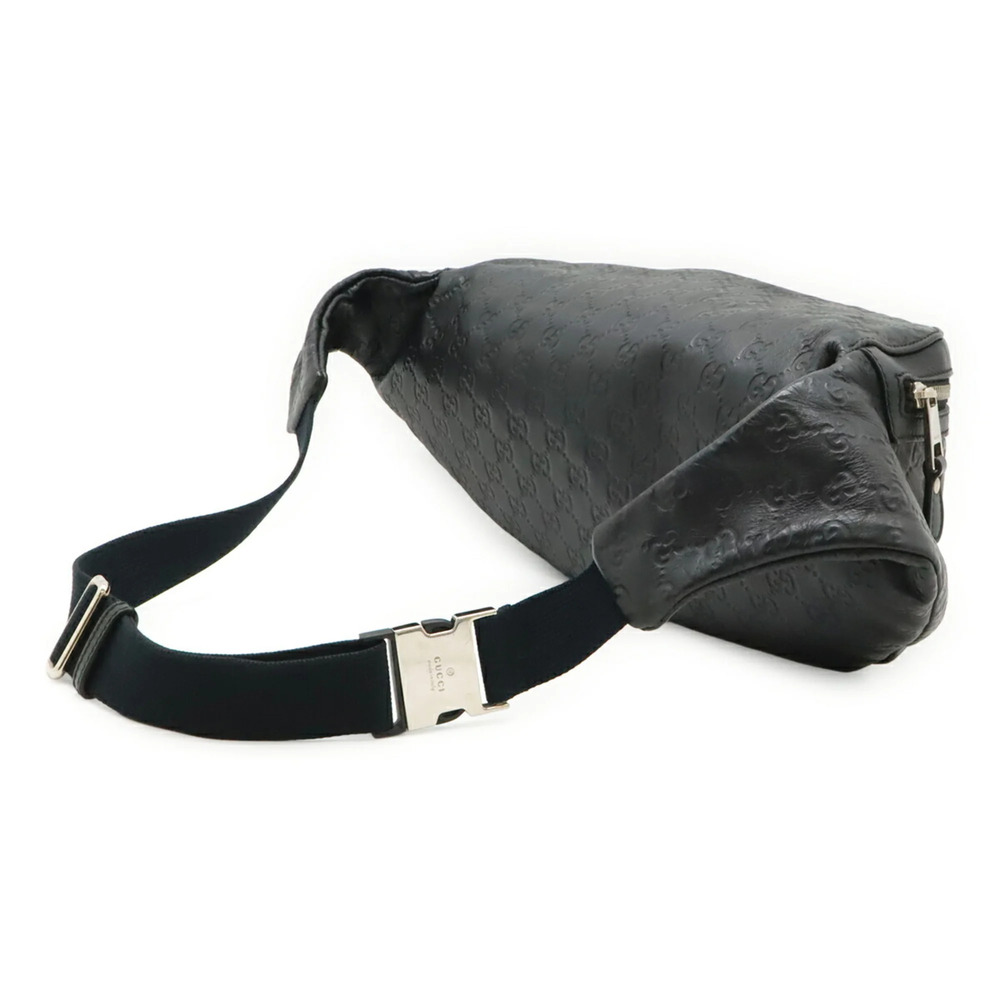 GUCCI Black Leather Pouch - Picture 3 of 9